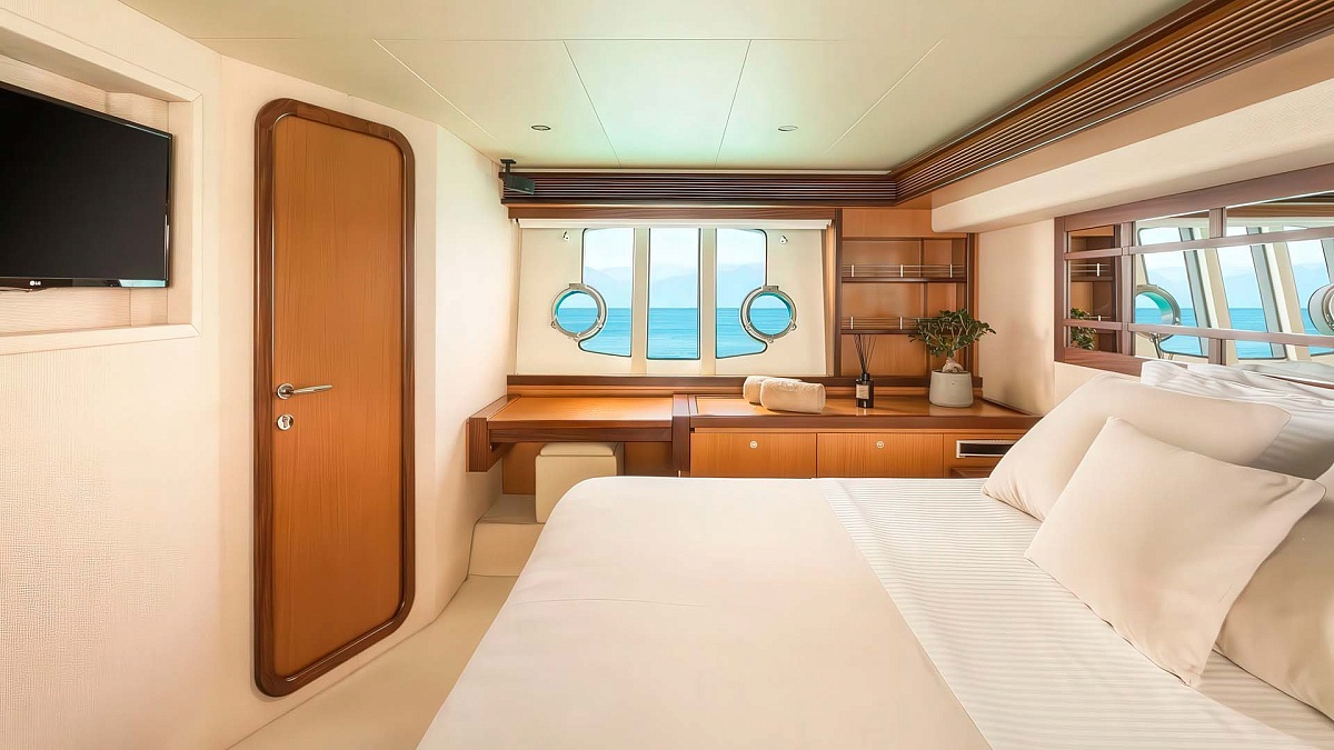 Аренда яхты Ferretti 630 Escape на Миконосе